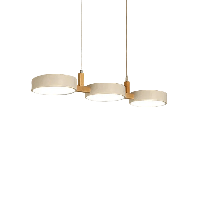 Suspension îlot cuisine LED Scandinave en métal et en bois TELOA - product_type_Floor lamp arc