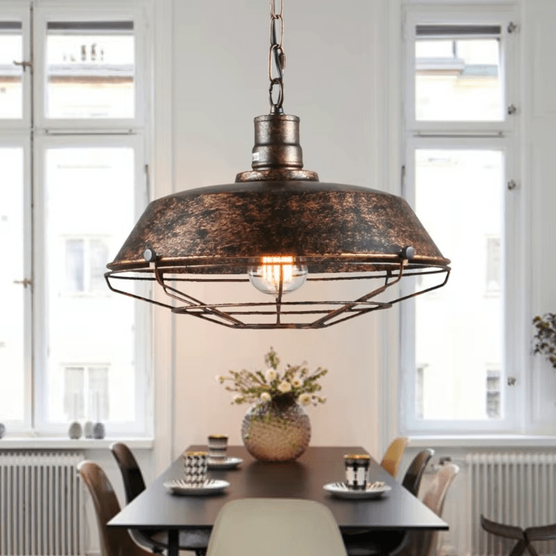 Suspension industrielle en métal JANISSE - product_type_Atelier Luisiano