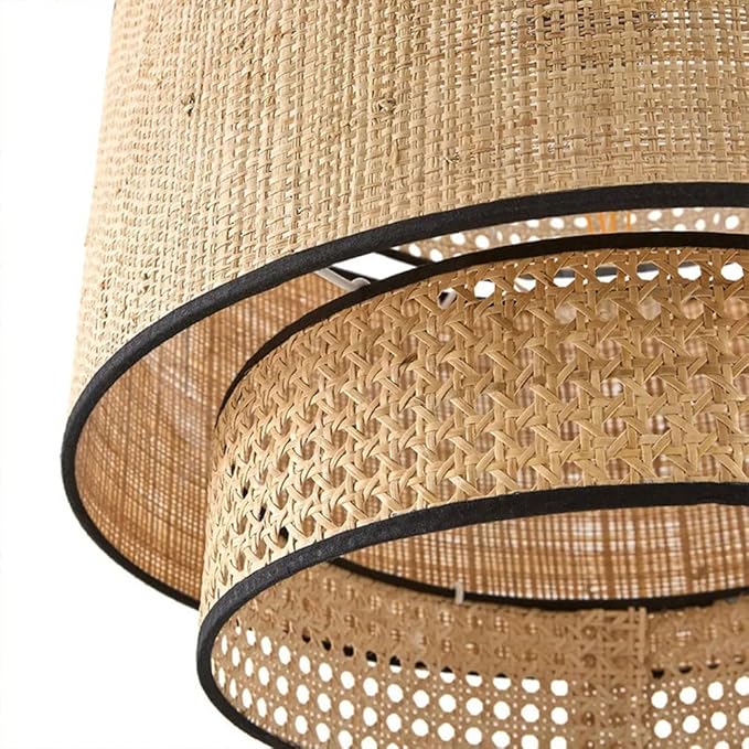 Suspension japonaise en rotin AKANO - product_type_Floor lamp arc