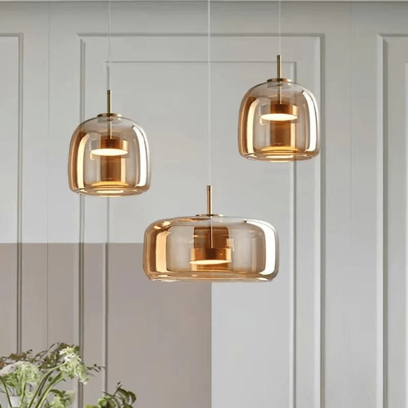 Suspension LED en verre fumé NOCA - product_type_Floor lamp arc