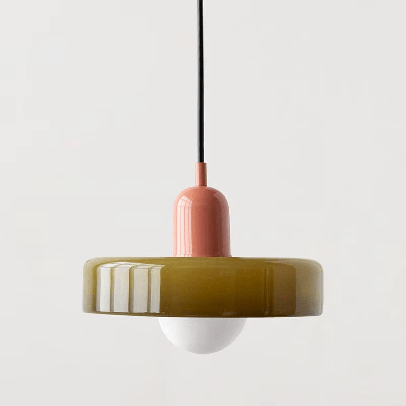 Suspension Scandinave en verre coloré COSO - product_type_Floor lamp arc