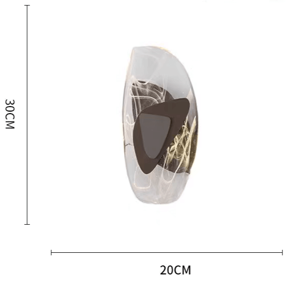 Applique murale LED en verre │ YLMOK
