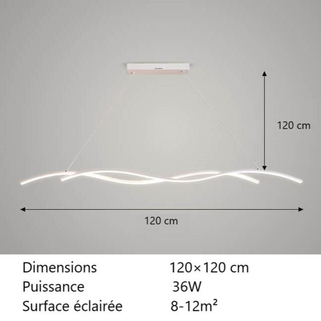 Suspension îlot cuisine LED | TENOL
