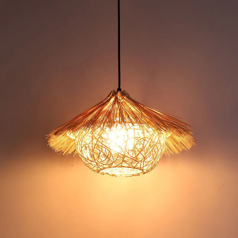 Suspension bohème en osier TABOH