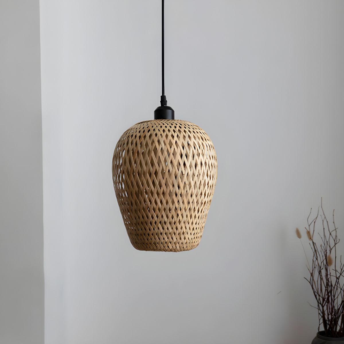 Suspension bohème en bambou POLENKA