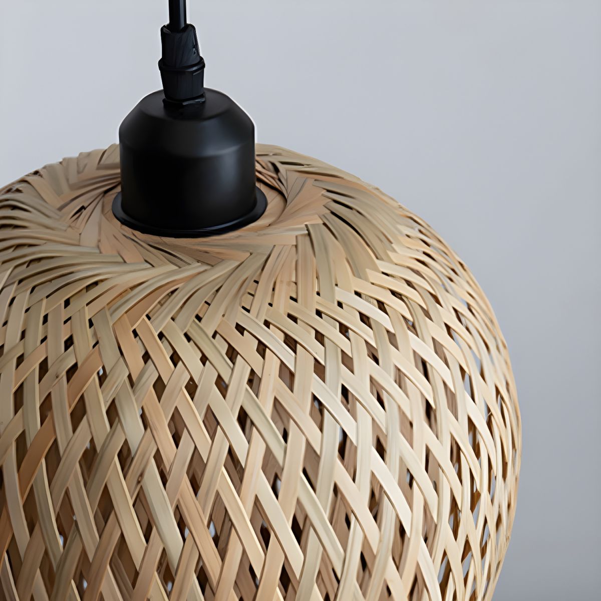 Suspension bohème en bambou POLENKA