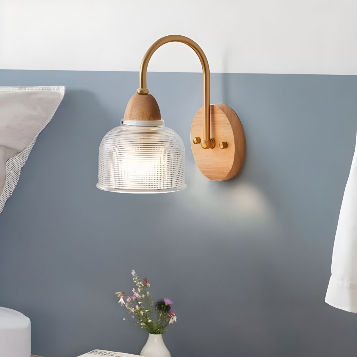 Applique murale en bois vintage  │ NALO