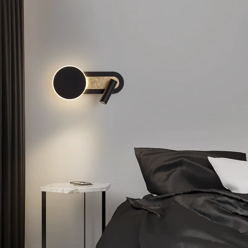 Applique murale liseuse LED design avec double source lumineuse│ CESJKA