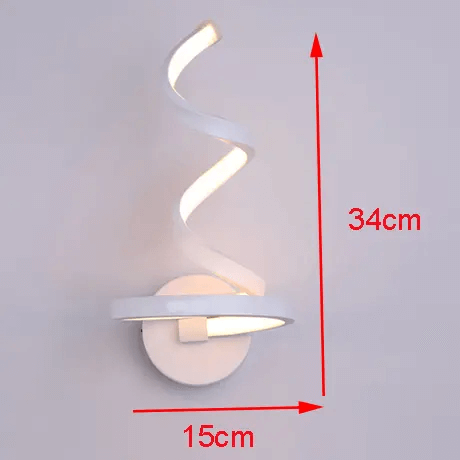 Applique murale LED moderne en aluminium et acrylique│ SEDJA