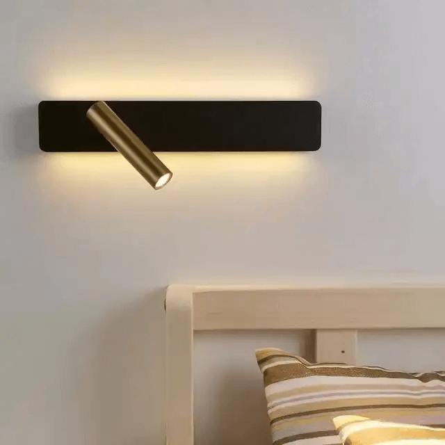 Applique murale LED moderne avec double source lumineuse│ SKEPIR