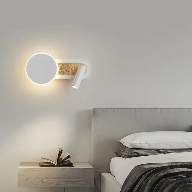Applique murale liseuse LED design avec double source lumineuse│ CESJKA