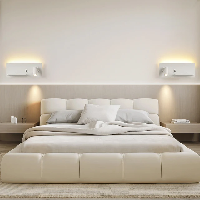 Applique murale LED avec chargeur induction et USB │ KAPELO