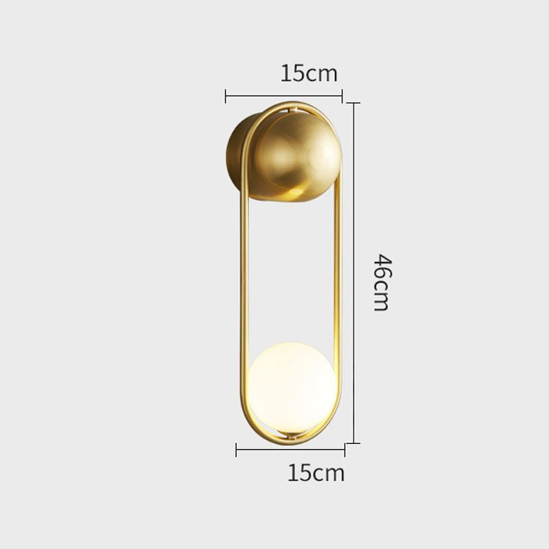Applique murale LED moderne en aluminium et en verre │ ULRAT