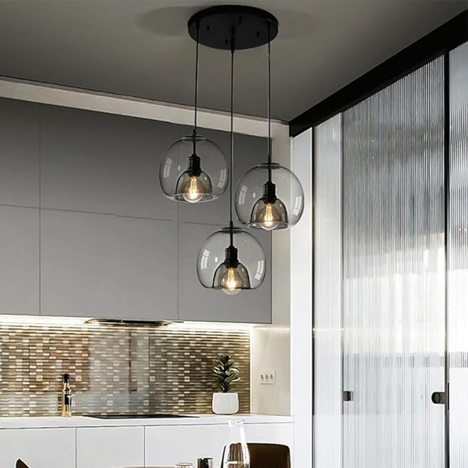 Suspension en verre fumé OPIA