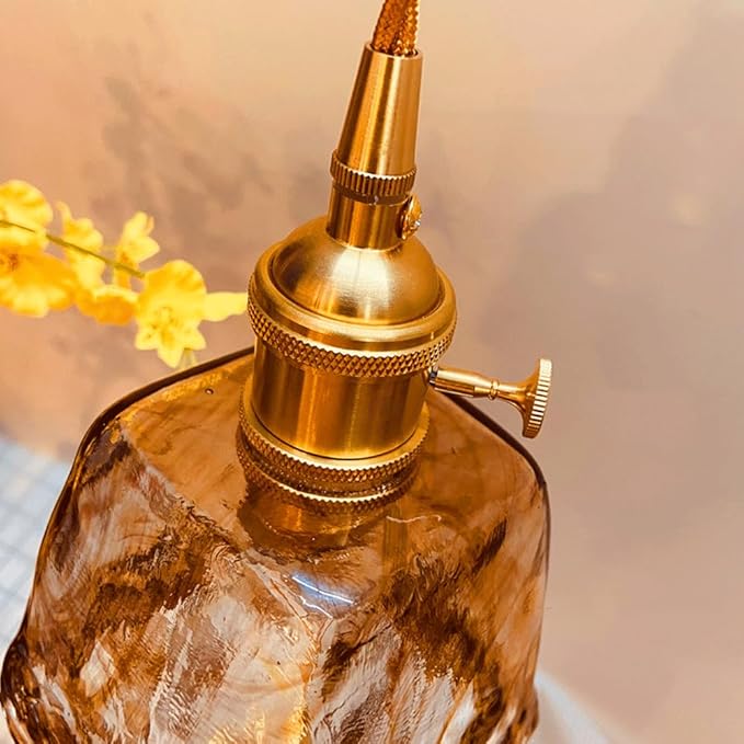 Suspension en verre vintage VALENKA