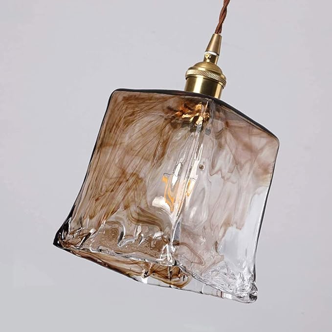 Suspension en verre vintage VALENKA