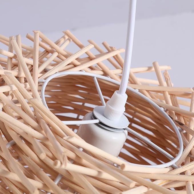 Suspension bohème en rotin RUCH