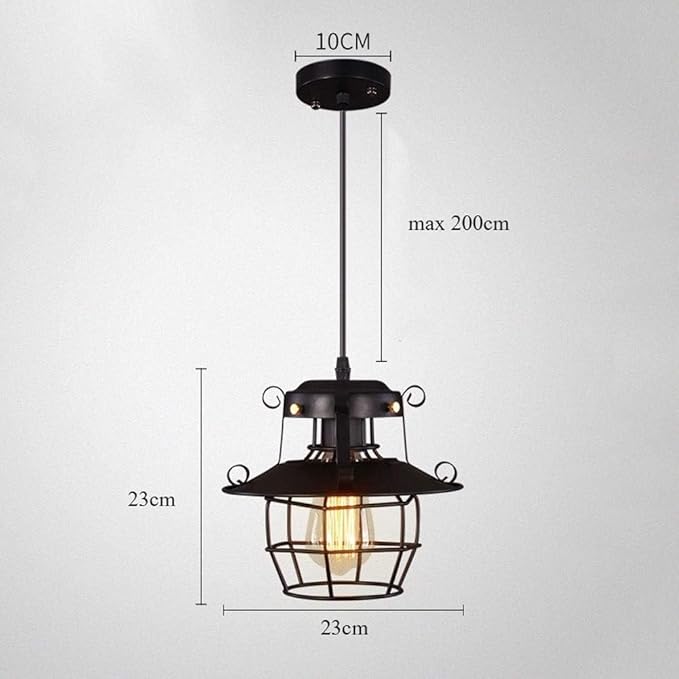 Suspension industrielle en métal LANTERNE