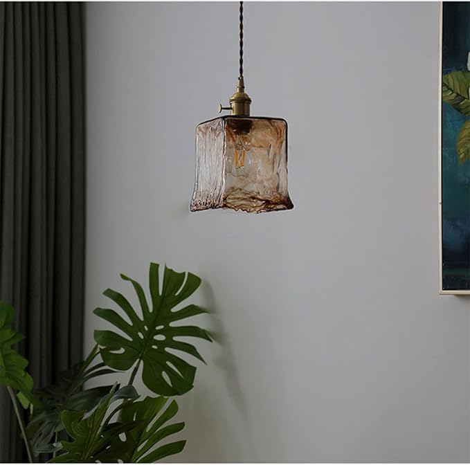 Suspension en verre vintage VALENKA