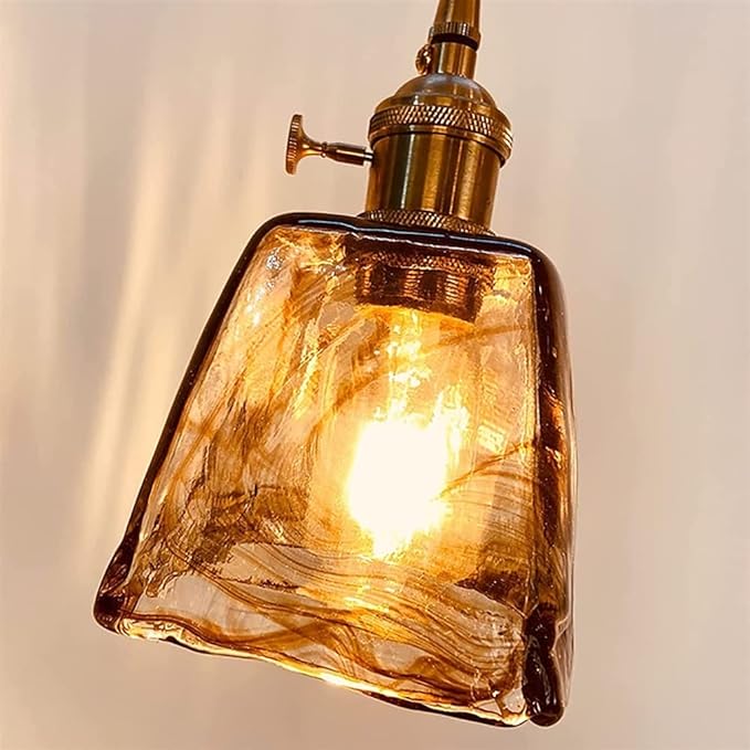 Suspension en verre vintage VALENKA