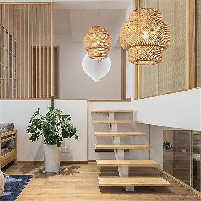 Suspension bohème en bambou TOBLI