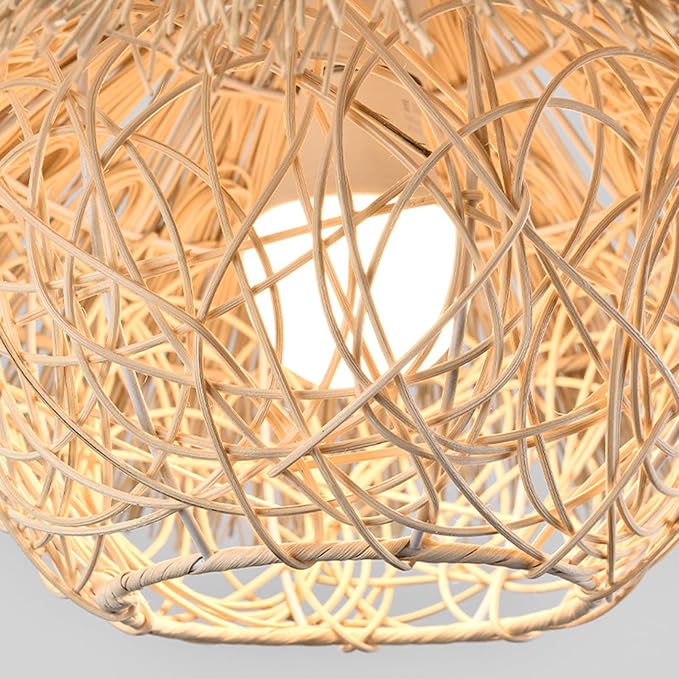 Suspension bohème en osier TABOH