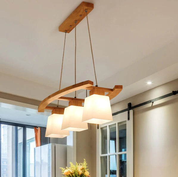 Suspension en bois RUFI