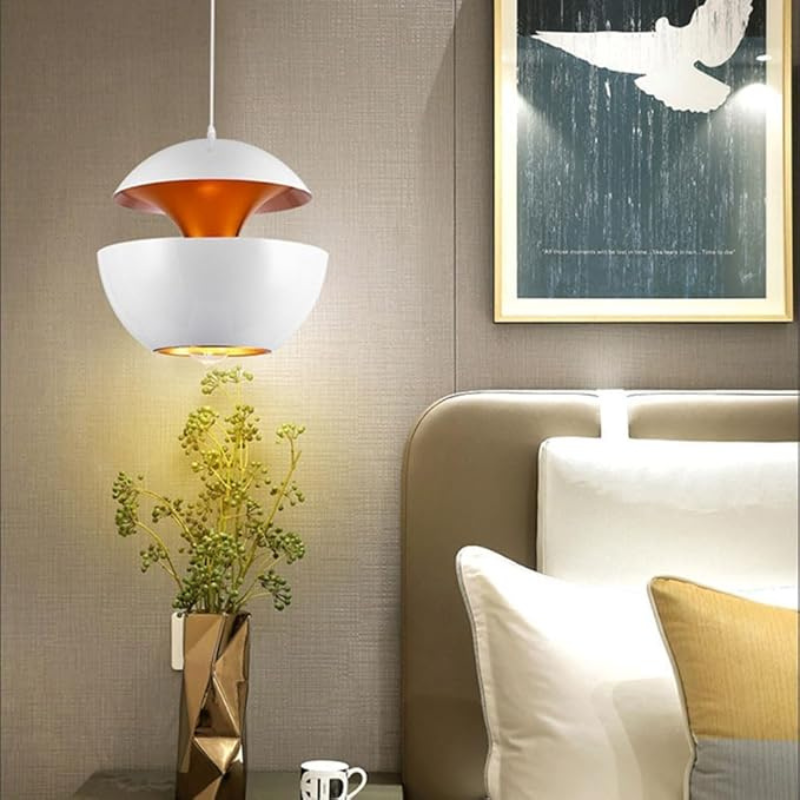 Luminaire suspension design scandinave en métal LED SIARA