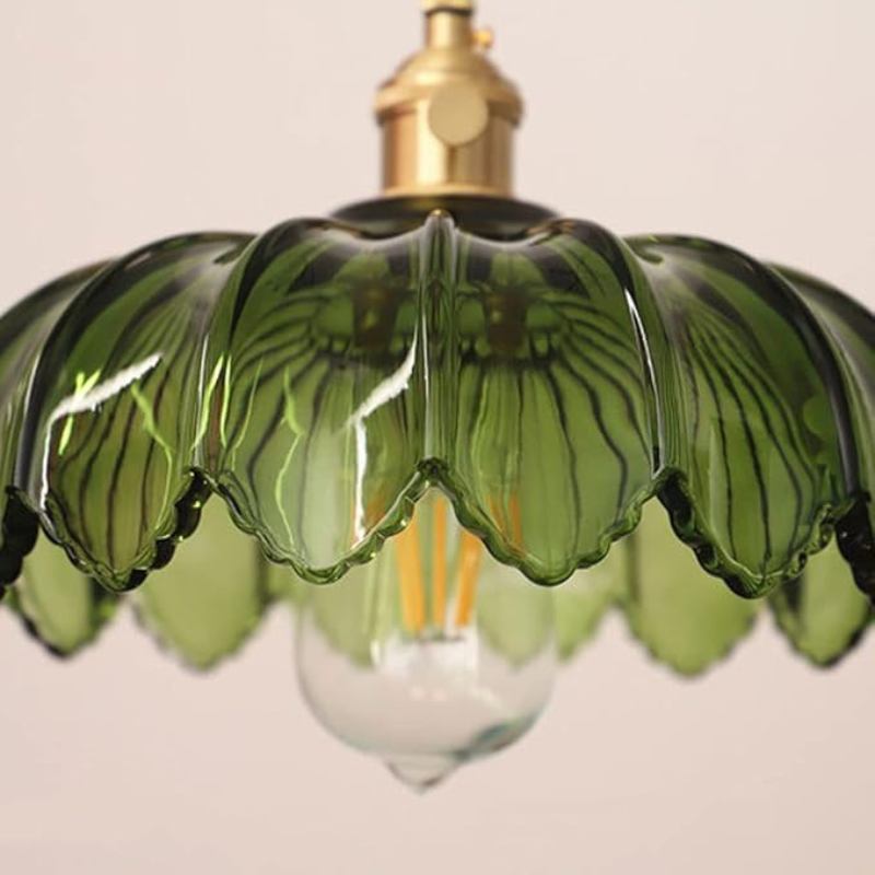 Suspension en verre vintage  FLORIDA