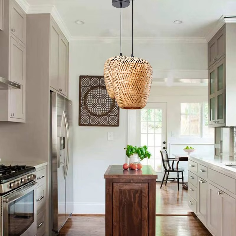 Suspension bohème en bambou POLENKA