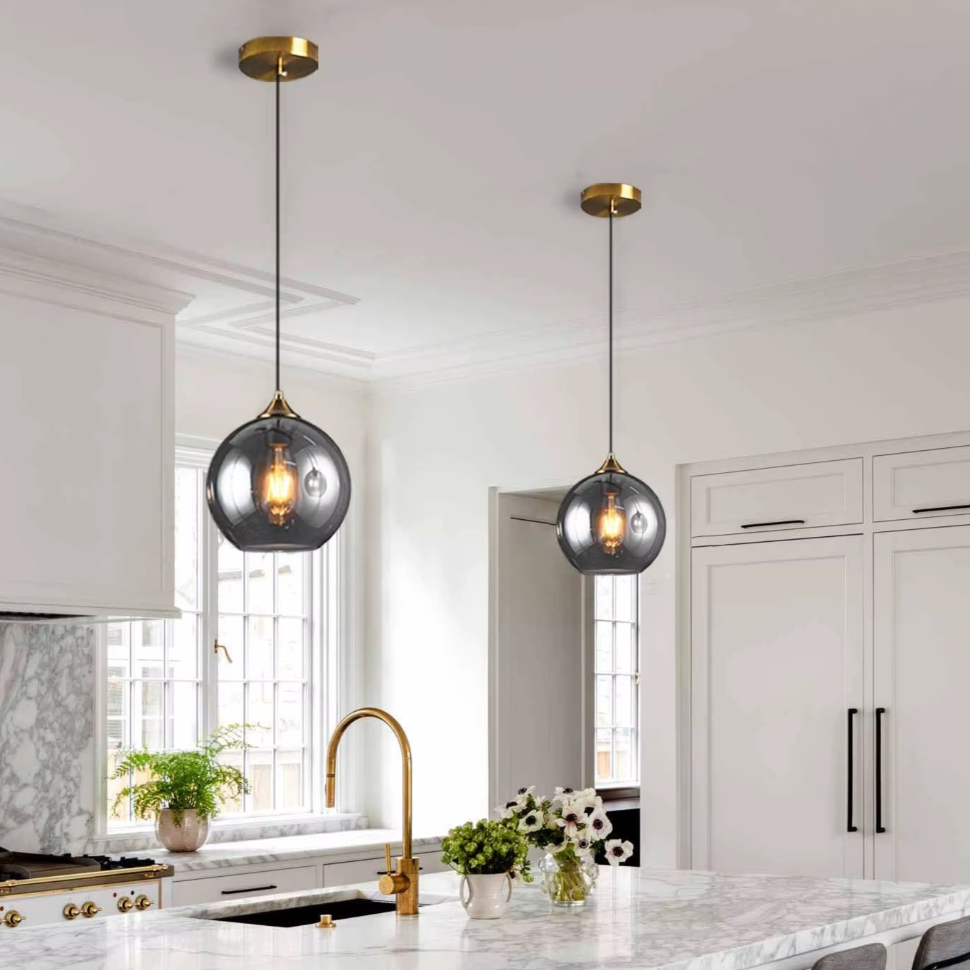 Suspension en verre soufflé ZODIO