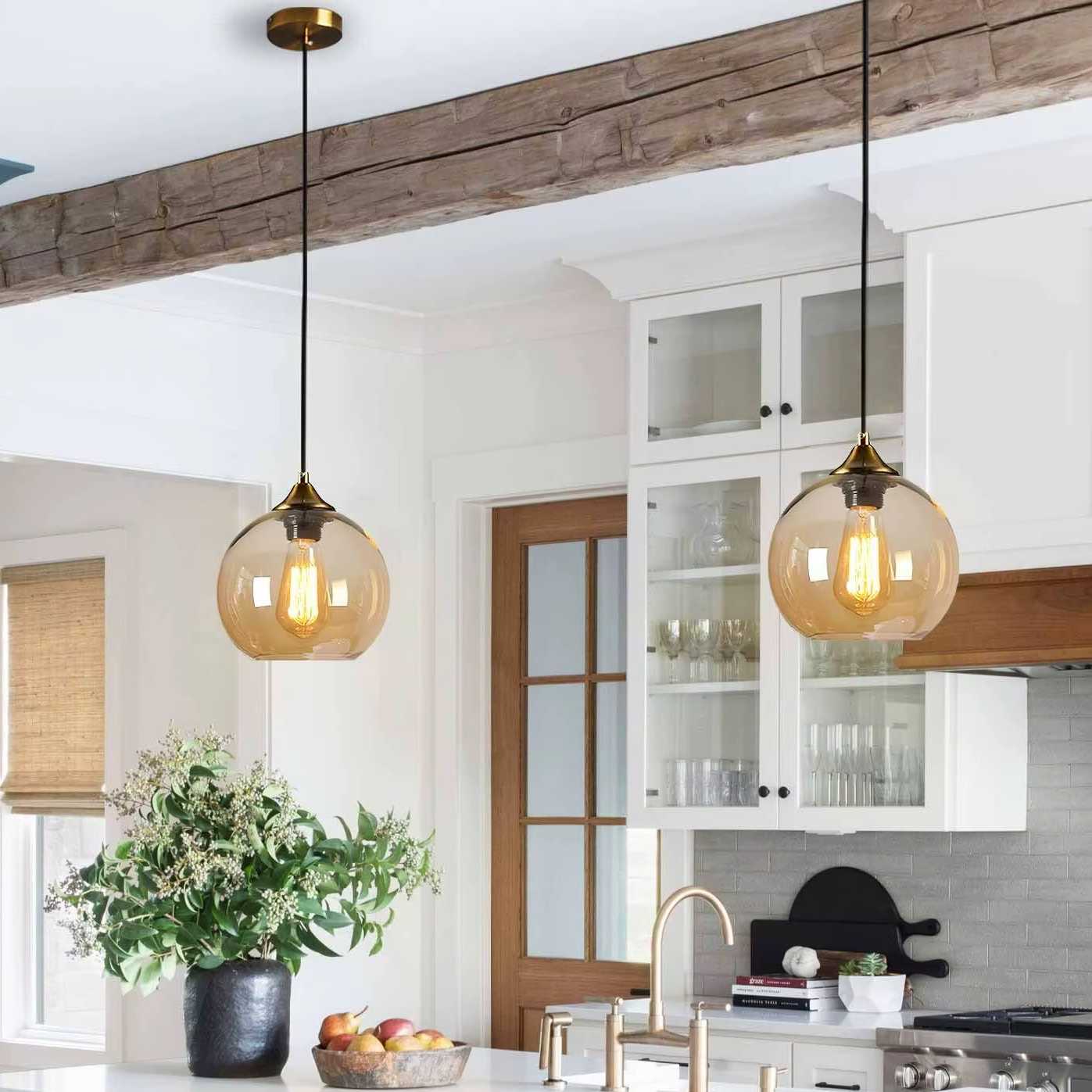 Suspension en verre soufflé ZODIO