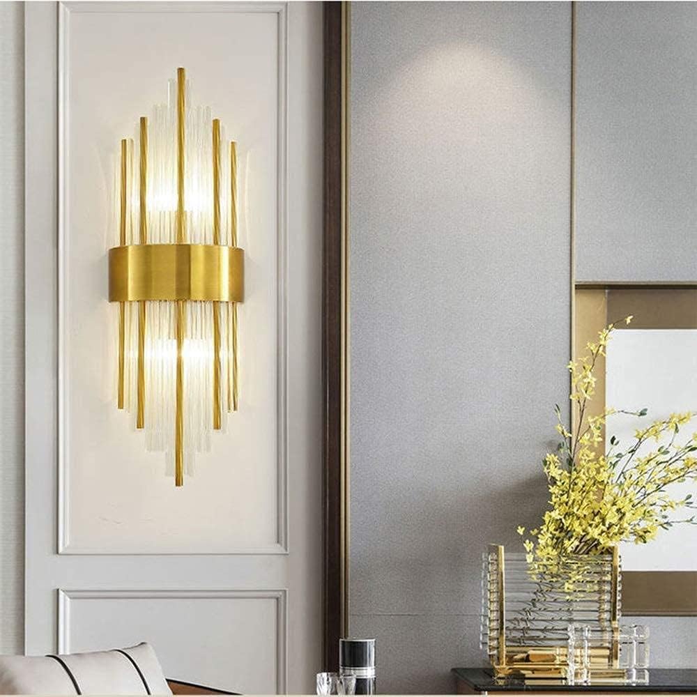 Applique murale LED en cristal et laiton │ KETI