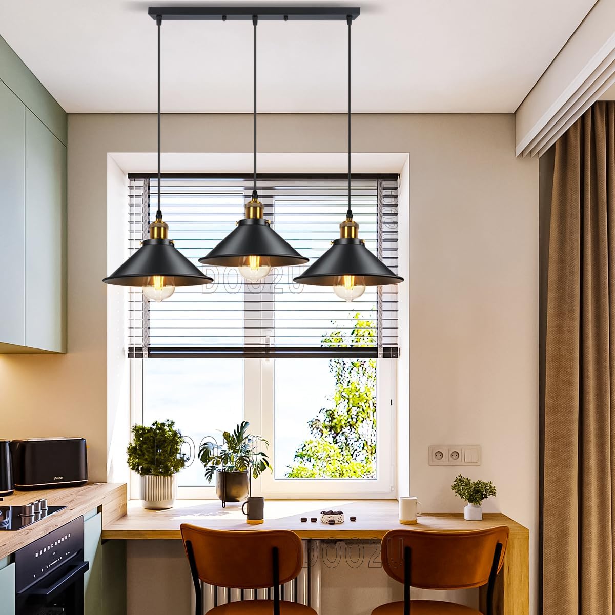 Suspension industrielle en métal GIULIA