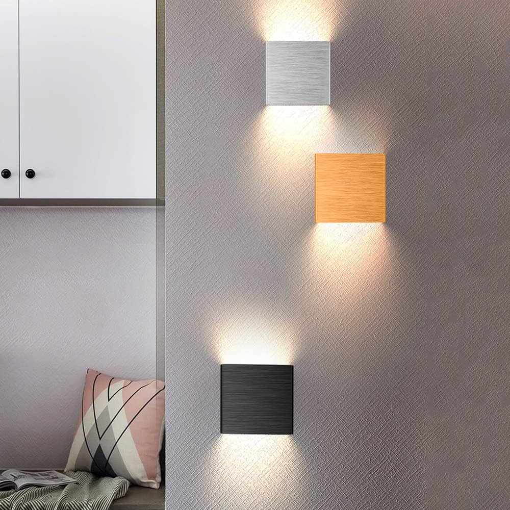 Applique murale LED carré nordique en aluminium │ ARLOJ