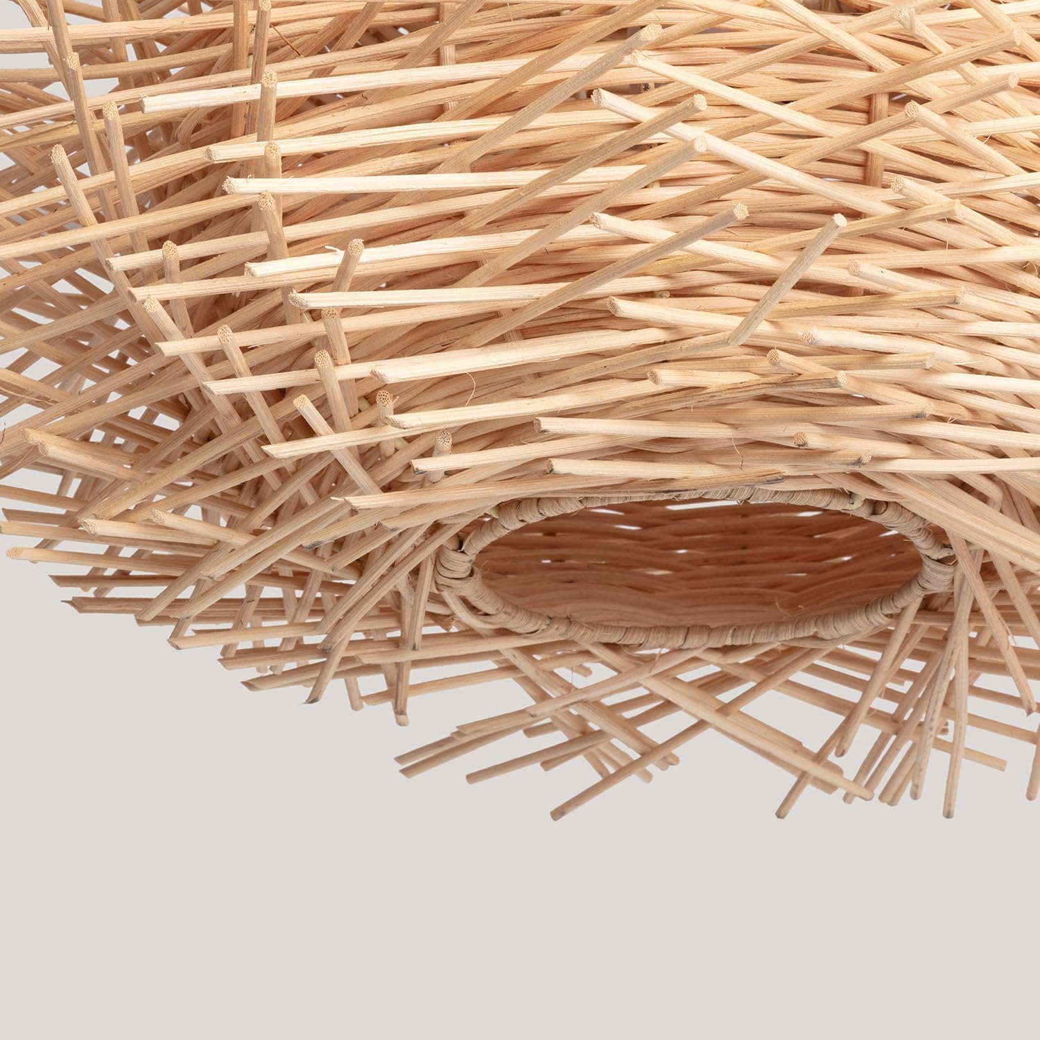 Suspension bohème en rotin RUCH