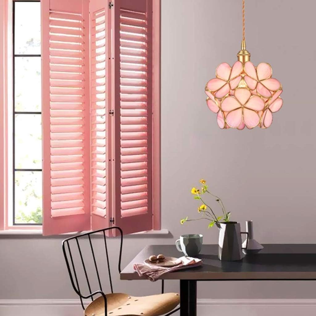 Suspension fleur en verre vintage TULI