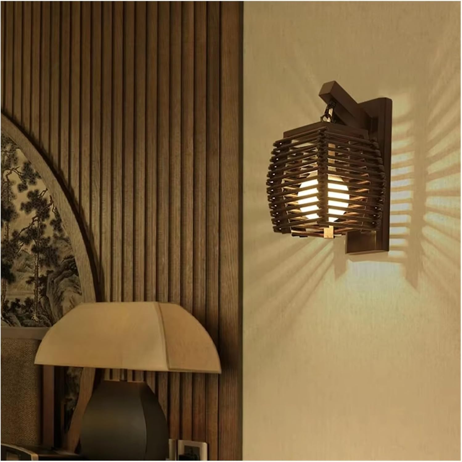 Applique murale en bois
