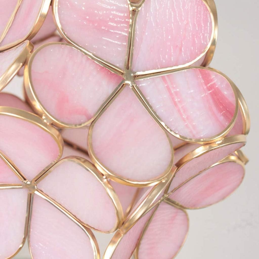 Suspension fleur en verre vintage TULI