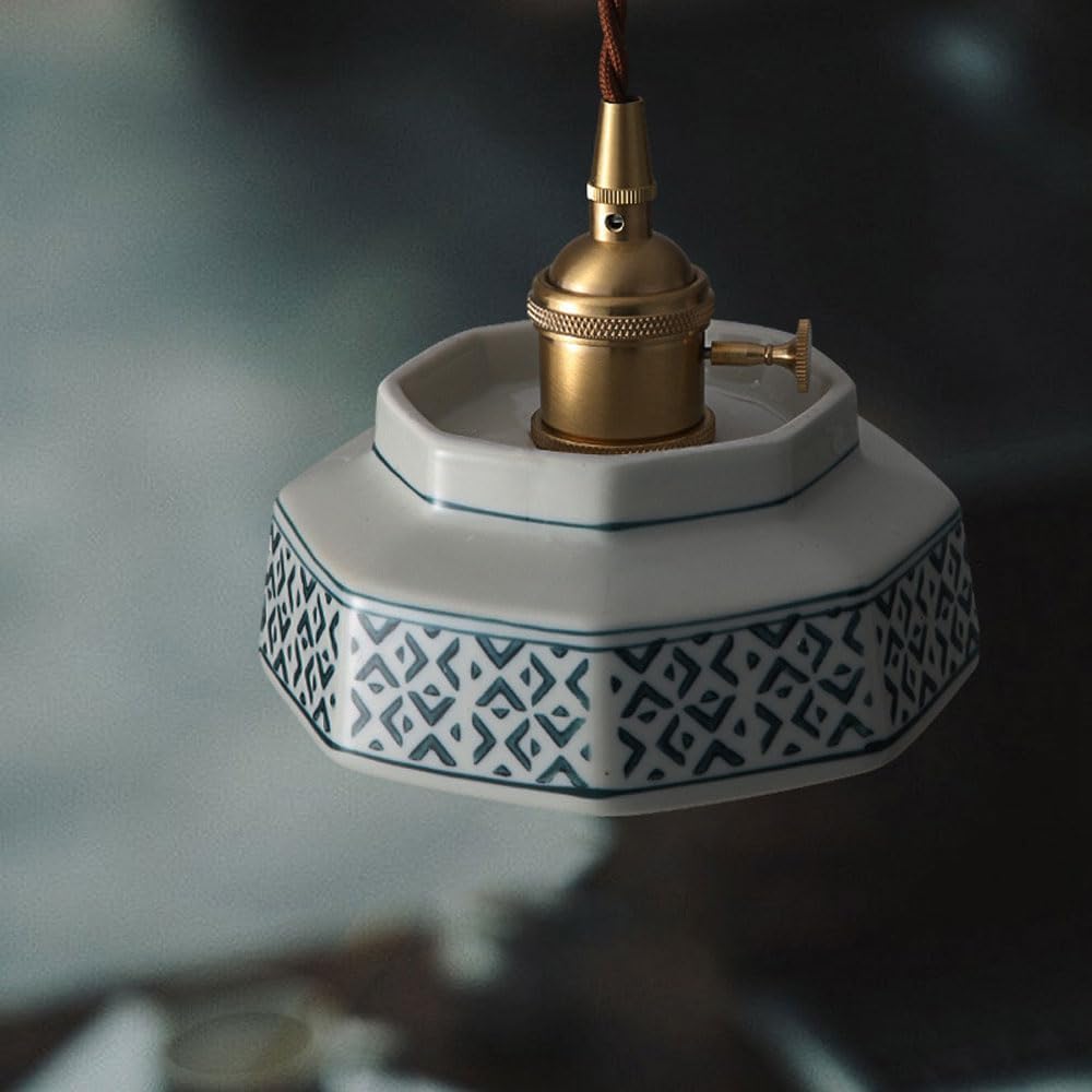 Suspension vintage en céramique GALENA