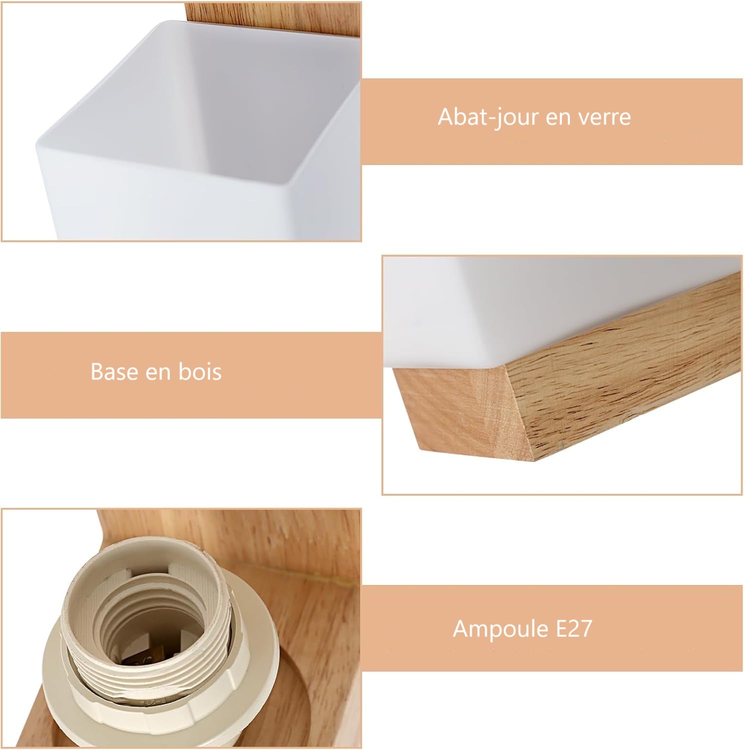 Applique murale en bois │ ESANOLT
