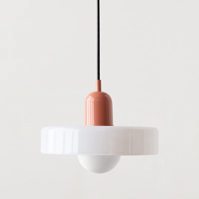 Suspension Scandinave en verre coloré COSO