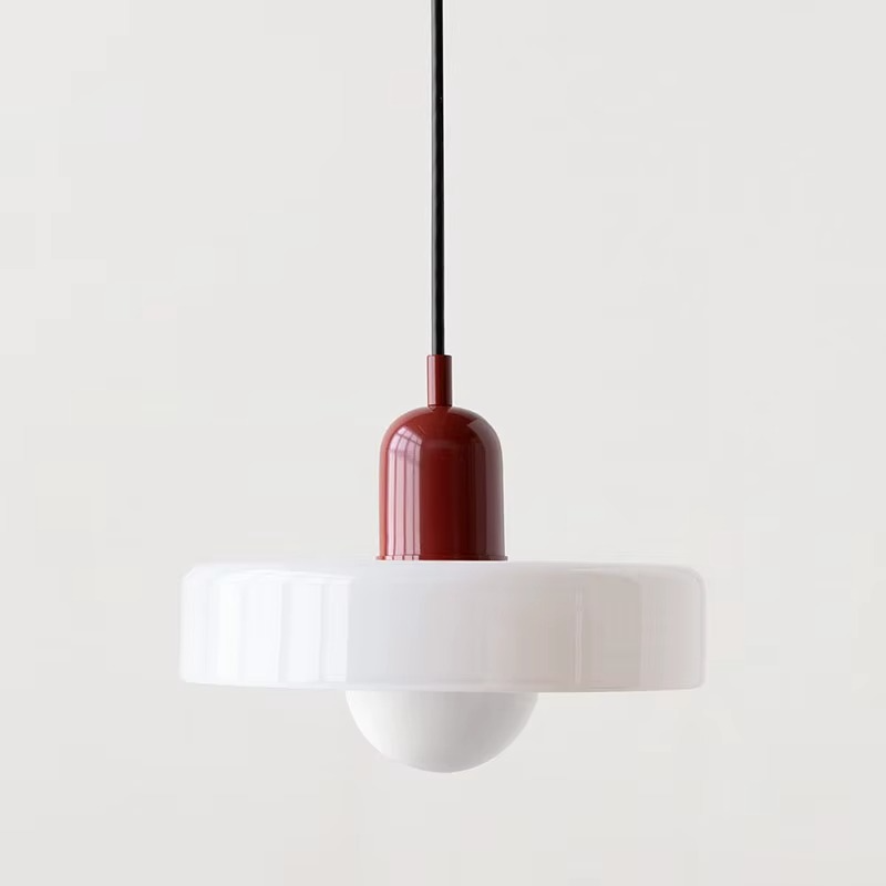 Suspension Scandinave en verre coloré COSO