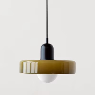Suspension Scandinave en verre coloré COSO