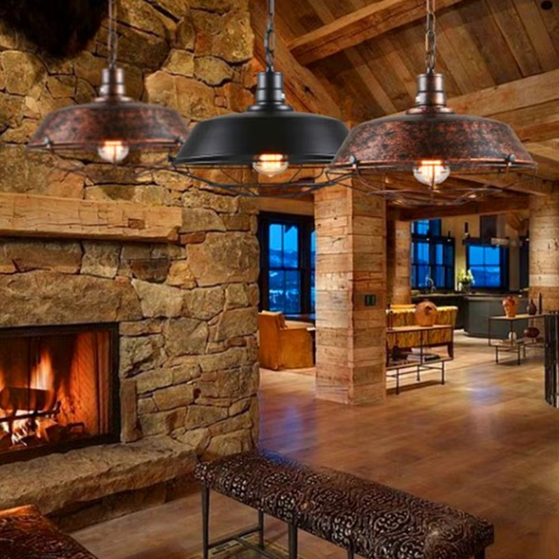 Suspension industrielle en métal JANISSE