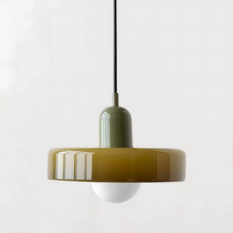 Suspension Scandinave en verre coloré COSO