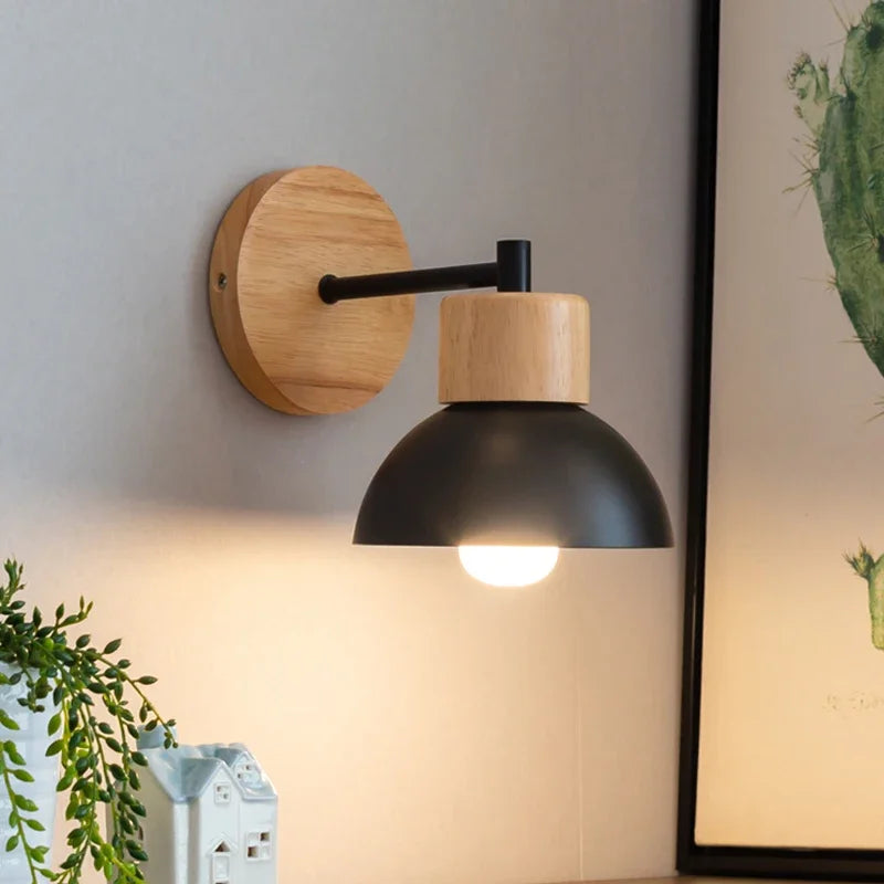 Applique Murale en bois vintage en forme de bol │ URLA