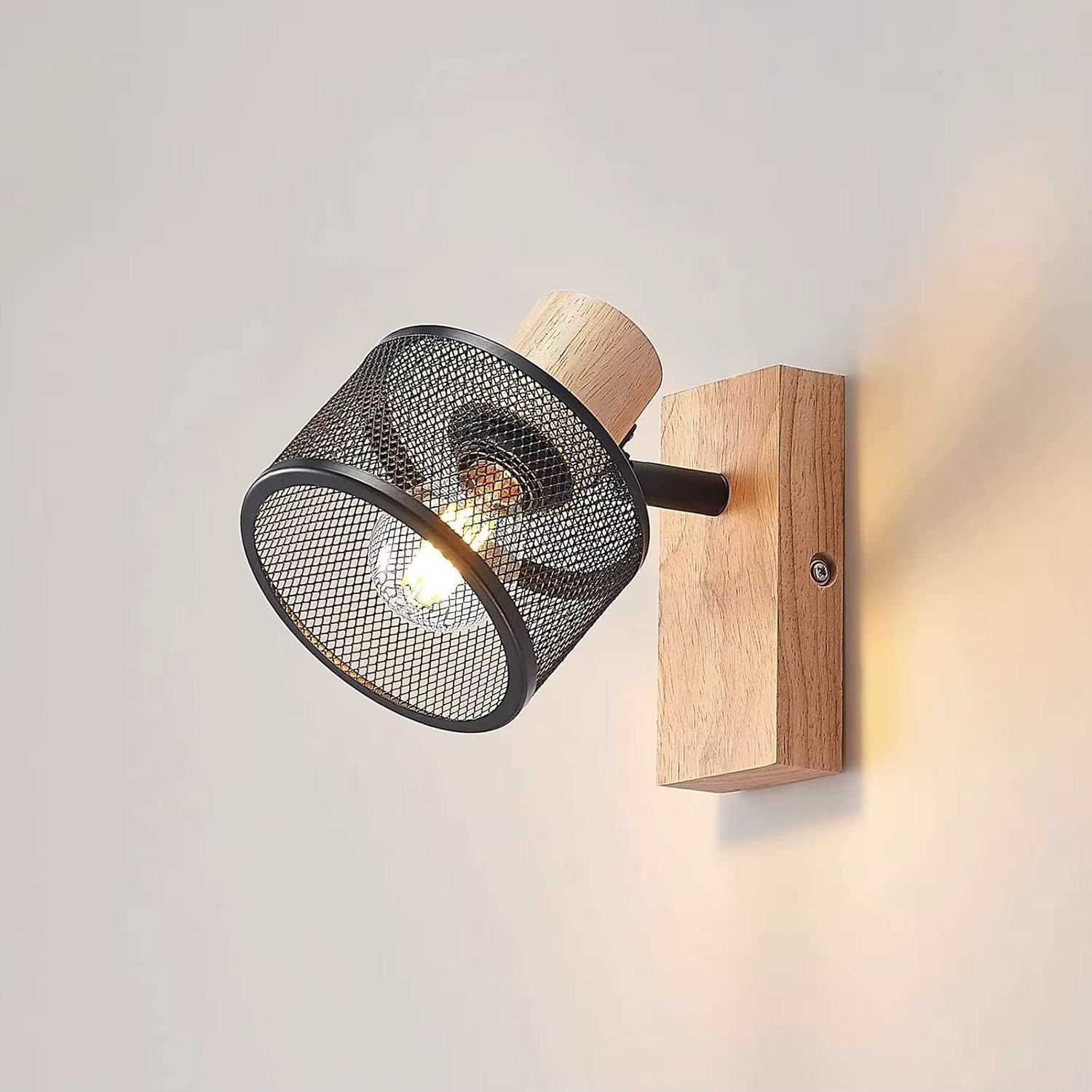 Applique murale vintage en bois articulée │ ENACO
