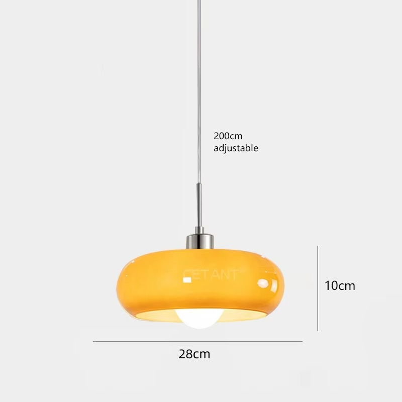 Suspension  vintage en verre │ PARIS