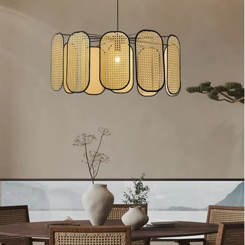 Suspension en rotin AMALIA